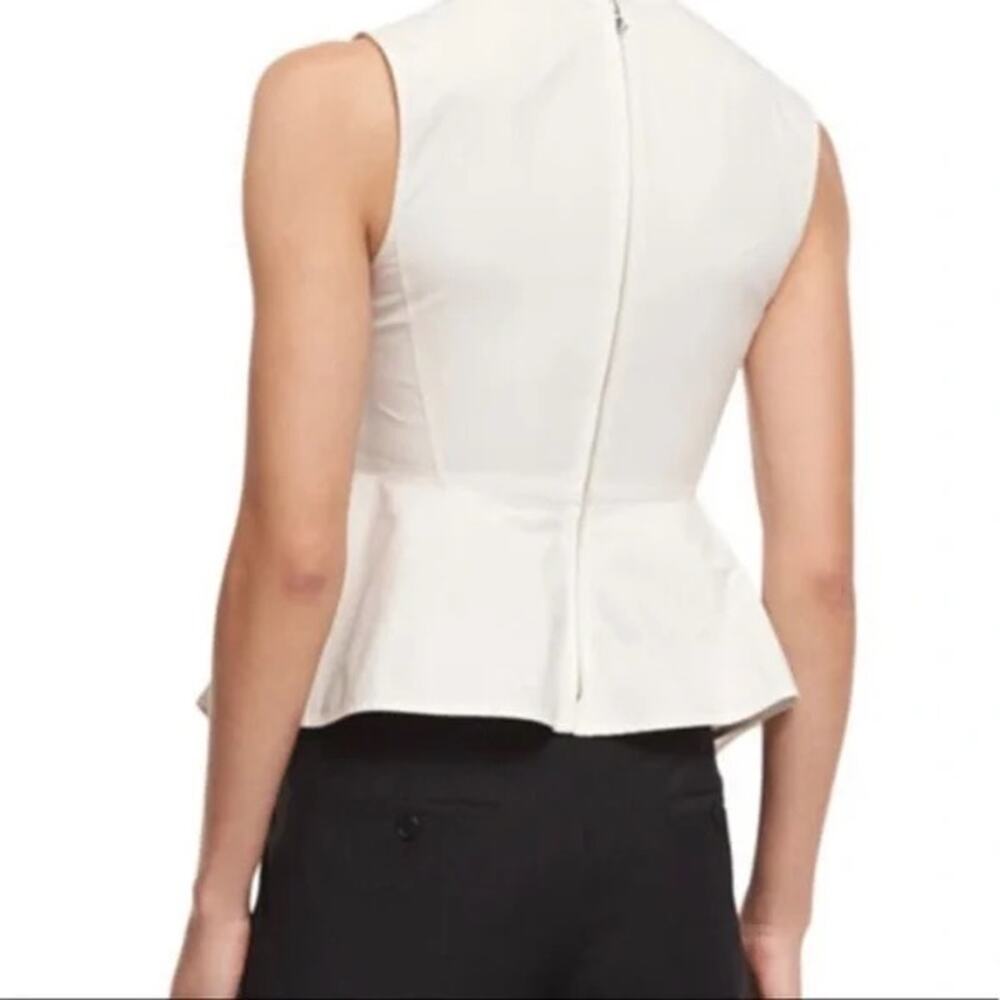 Theory‎ | Off White Kalsing Poplin Blouse Size XS/P - Picture 2 of 5